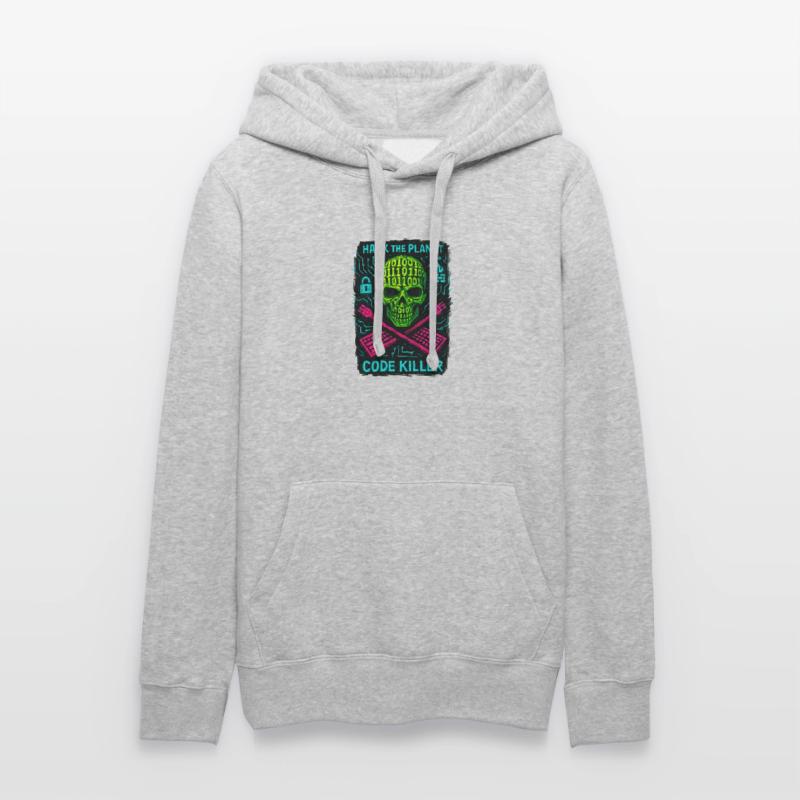 Hack the Planet Code Killer - Cybersécurité Sweat à capuche Russell Femme
