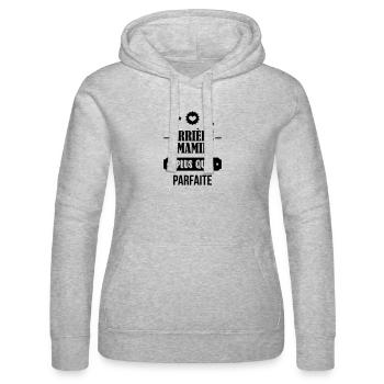 Arrière Mamie Mamy Grand-Mère Grand Mere - Women’s Hooded Sweater by Russell - heather grey - Front - Marisol (170cm)