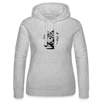 wicht kleber klebeband - Frauen Kapuzen Sweater von Russell - Grau meliert - Vorne - Marisol (170cm)