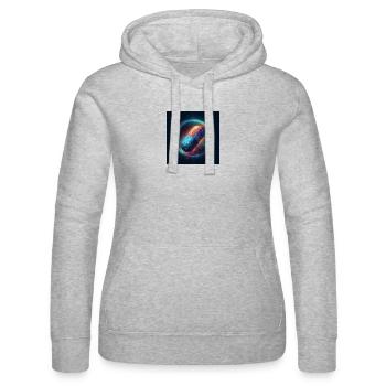 Pille 1 - Frauen Kapuzen Sweater von Russell - Grau meliert - Vorne - Marisol (170cm)