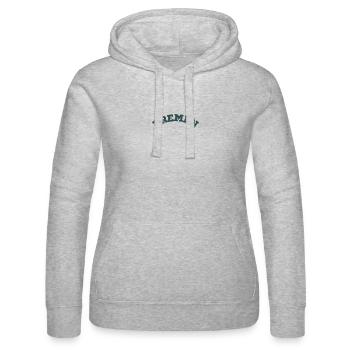 Bremen - Frauen Kapuzen Sweater von Russell - Grau meliert - Vorne - Marisol (170cm)