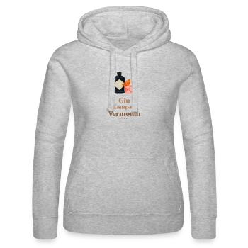 Gin - Camparai - Wermut - Frauen Kapuzen Sweater von Russell - Grau meliert - Vorne - Marisol (170cm)