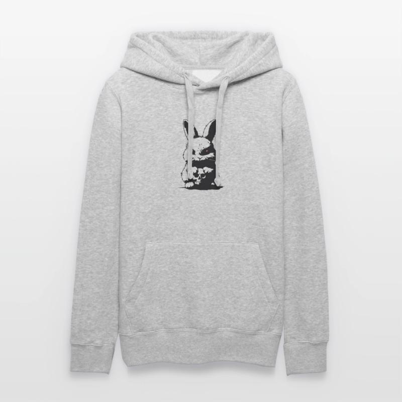 Grumpy bunny Frauen Kapuzen Sweater von Russell