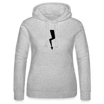 Blitz - Frauen Kapuzen Sweater von Russell - Grau meliert - Vorne - Marisol (170cm)
