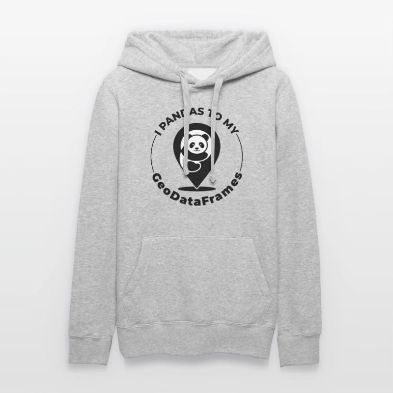 GeoDataFrames Pandas GIS Programmation Python Sweat à capuche Russell Femme