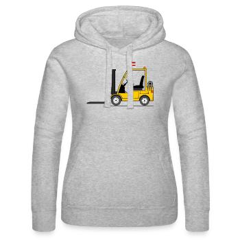 Chariot élévateur Austria Flag - Sweat à capuche Russell Femme - gris chiné - Devant - Marisol (170cm)