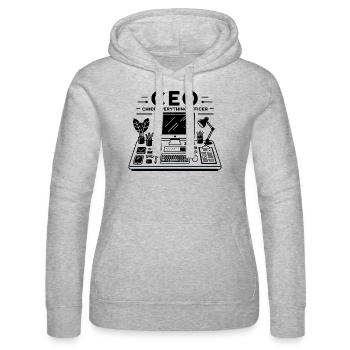 Directeur général et chef de la direction - Sweat à capuche Russell Femme - gris chiné - Devant - Marisol (170cm)