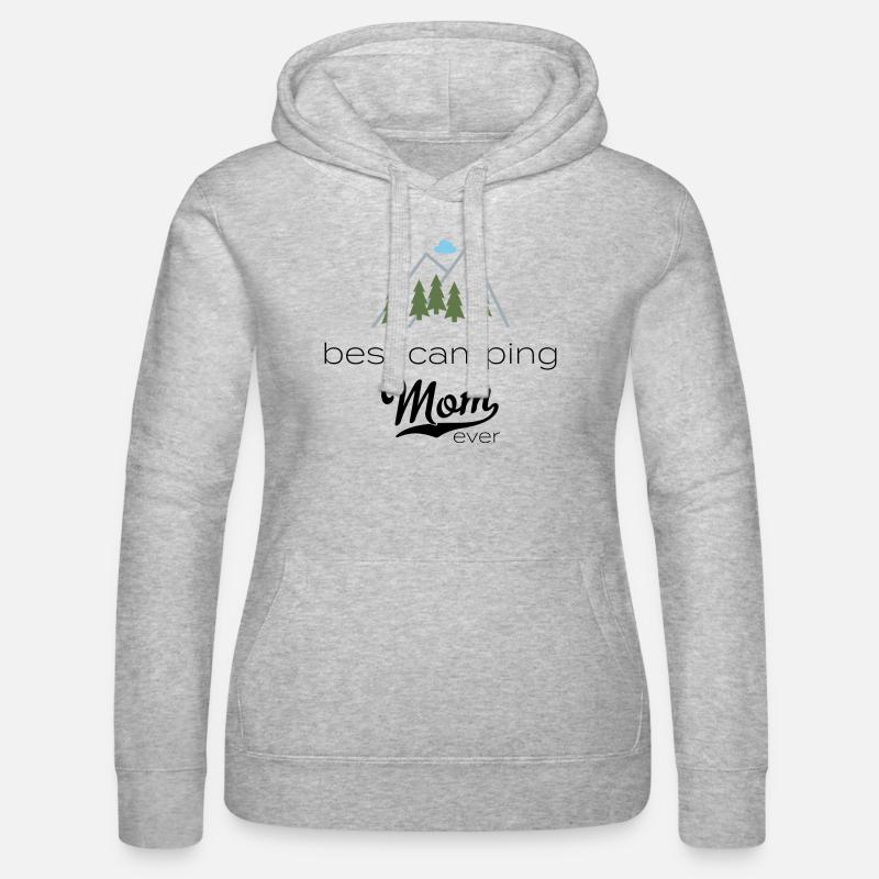 camper - Women’s Hooded Sweater by Russell - heather grey