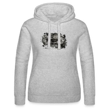 Camaro - Sweat à capuche Russell Femme - gris chiné - Devant - Marisol (170cm)
