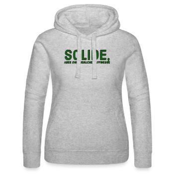 Solide mais dénué de toute sophistication - Sweat à capuche Russell Femme - gris chiné - Devant - Marisol (170cm)