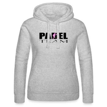 Padel Mannschaft - Frauen Kapuzen Sweater von Russell - Grau meliert - Vorne - Marisol (170cm)