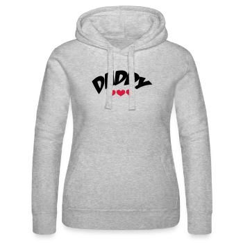 Daddy - Frauen Kapuzen Sweater von Russell - Grau meliert - Vorne - Marisol (170cm)