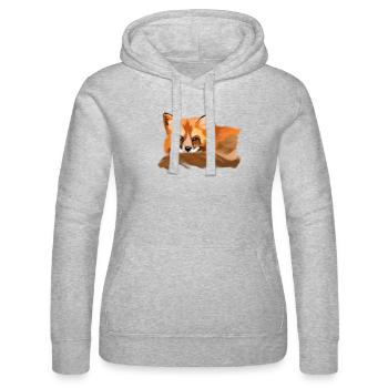 Fuchs - Frauen Kapuzen Sweater von Russell - Grau meliert - Vorne - Marisol (170cm)