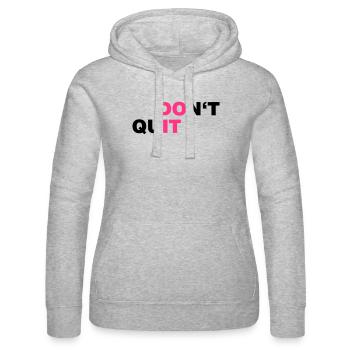 DO_IT - Sweat à capuche Russell Femme - gris chiné - Devant - Marisol (170cm)