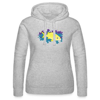 Gelber Corocoro – Haemulon flavolineatum - Frauen Kapuzen Sweater von Russell - Grau meliert - Vorne - Marisol (170cm)