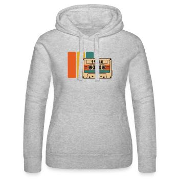 Geburtstag 1984 1984 Geboren 1984 Geburtstag - Frauen Kapuzen Sweater von Russell - Grau meliert - Vorne - Marisol (170cm)