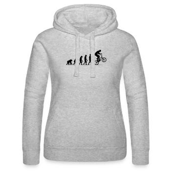 Autocollant de maillot BMX Evolution pour BMX Rider - Sweat à capuche Russell Femme - gris chiné - Devant - Marisol (170cm)
