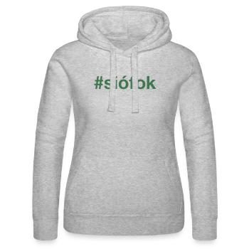 SIOFOK Hungary Ungarn Hashtag - Frauen Kapuzen Sweater von Russell - Grau meliert - Vorne - Marisol (170cm)
