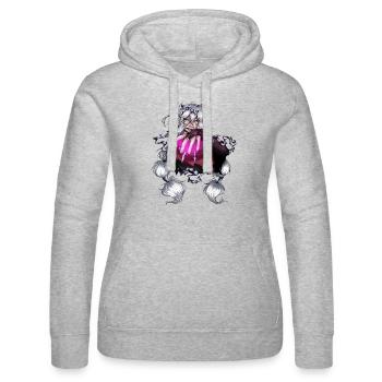 Dunkle Magie - Frauen Kapuzen Sweater von Russell - Grau meliert - Vorne - Marisol (170cm)