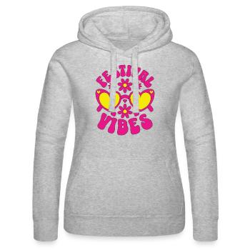 Festival Vibes - Frauen Kapuzen Sweater von Russell - Grau meliert - Vorne - Marisol (170cm)