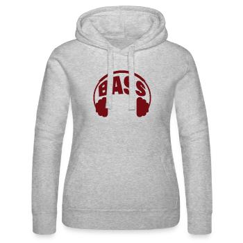Basse - Sweat à capuche Russell Femme - gris chiné - Devant - Marisol (170cm)