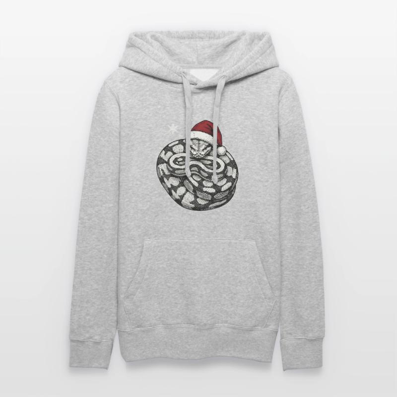 Serpent roi python roi de Noël Python boule Sweat à capuche Russell Femme