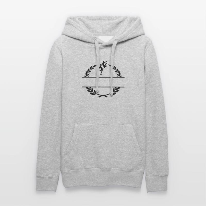 Eistanz oder Eiskunstlauf im Lorbeerkranz Frauen Kapuzen Sweater von Russell