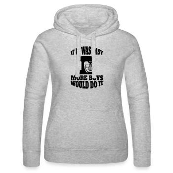 Bäcker Konditor Bäckerei Konditorei Backen - Frauen Kapuzen Sweater von Russell - Grau meliert - Vorne - Marisol (170cm)