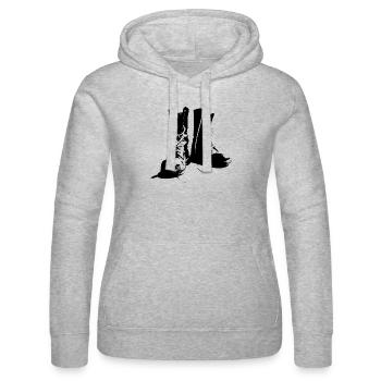Stiefel Punk - Frauen Kapuzen Sweater von Russell - Grau meliert - Vorne - Marisol (170cm)