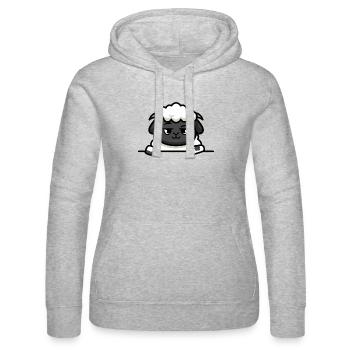 Stilvolles Lamm - Frauen Kapuzen Sweater von Russell - Grau meliert - Vorne - Marisol (170cm)