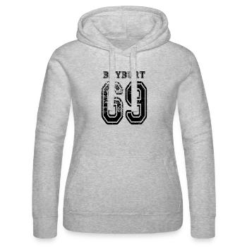 69 Bayburt plaque d'immatriculation turque comme un cadeau - Sweat à capuche Russell Femme - gris chiné - Devant - Marisol (170cm)