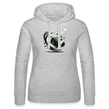 Ballon de rugby - Sweat à capuche Russell Femme - gris chiné - Devant - Marisol (170cm)