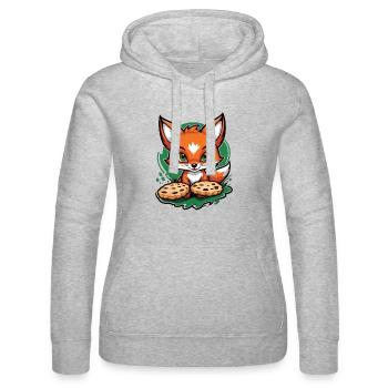 Foxy Chocolate Treats - Frauen Kapuzen Sweater von Russell - Grau meliert - Vorne - Marisol (170cm)
