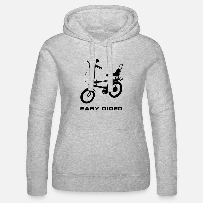 Conception de l’hélicoptère. - Sweat à capuche Russell Femme - gris chiné