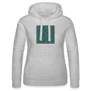 Islam Muster - Frauen Kapuzen Sweater von Russell - Grau meliert - Vorne - Marisol (170cm)