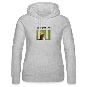 Je t’aime encore plus ! - Sweat à capuche Russell Femme - gris chiné - Devant - Marisol (170cm)
