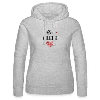 Mère Veilleuse - Sweat à capuche Russell Femme - gris chiné - Devant - Marisol (170cm)