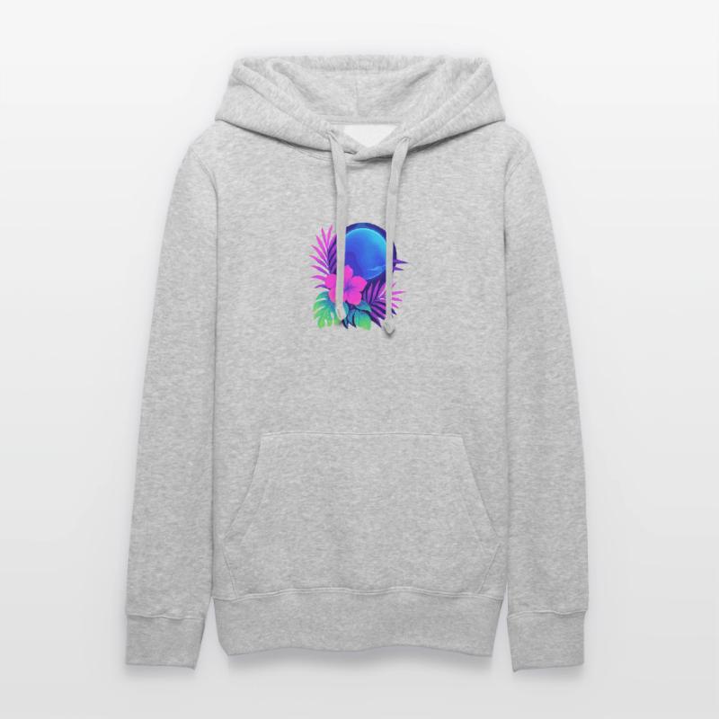 Néon Tropic Lune Sweat à capuche Russell Femme