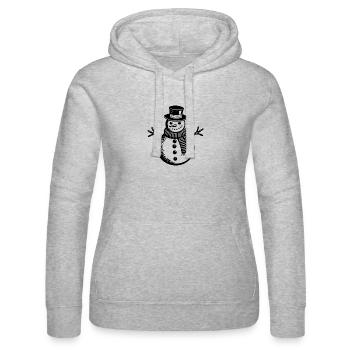 Bonhomme de neige - Sweat à capuche Russell Femme - gris chiné - Devant - Marisol (170cm)