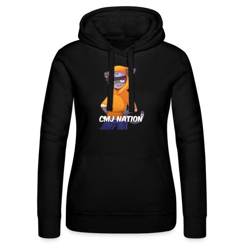 CMJ Nation White Collection - Women’s Hooded Sweater by Russell
