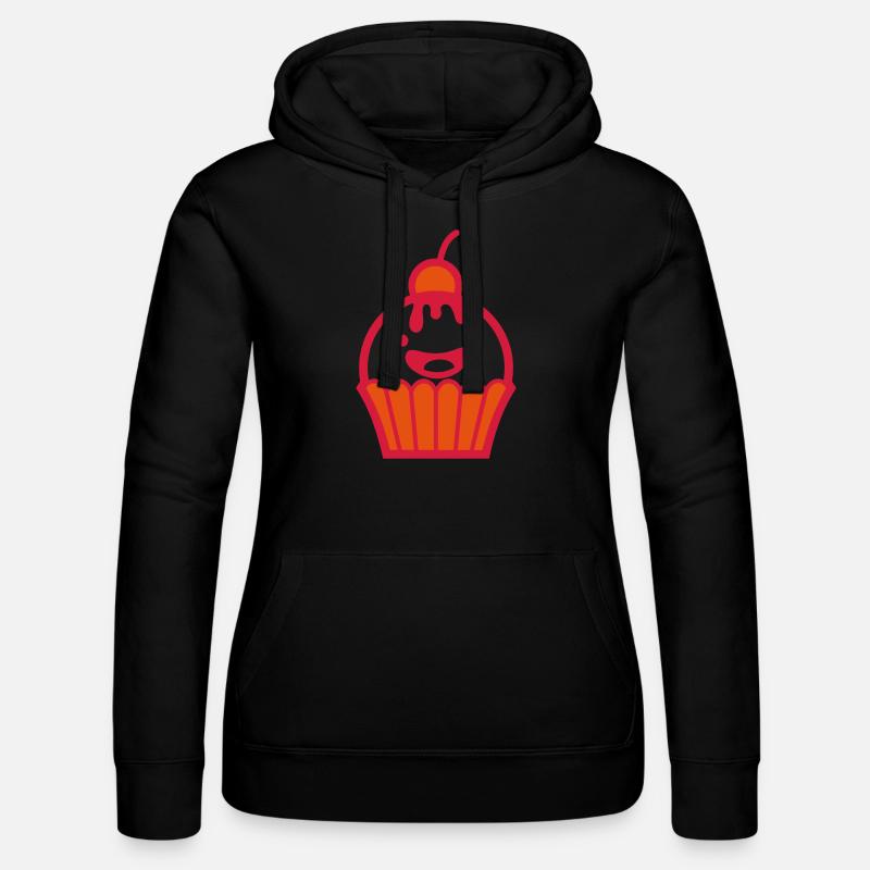 muffin - Women’s Hooded Sweater by Russell - black