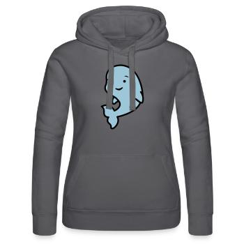 suesser_delfin_02 - Sweat à capuche Russell Femme - noir - Devant - Marisol (170cm)