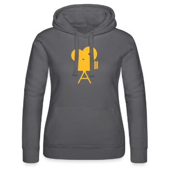 Appareil photo - Sweat à capuche Russell Femme - noir - Devant - Marisol (170cm)