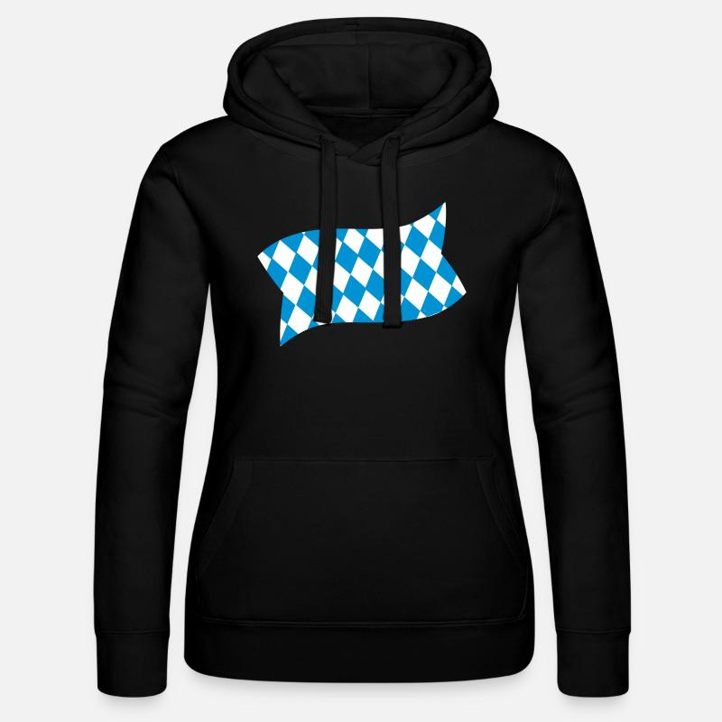 Bavaria - Women’s Hooded Sweater by Russell - black