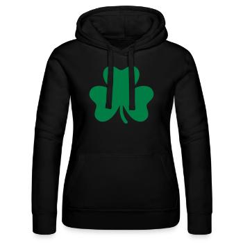 Shamrock - Frauen Kapuzen Sweater von Russell - Schwarz - Vorne - Marisol (170cm)