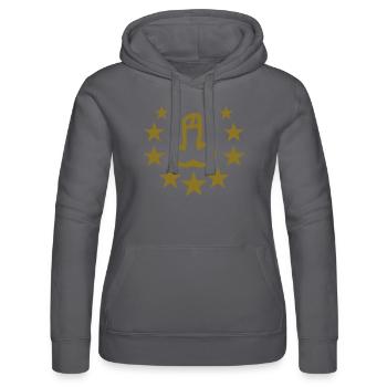 penis deluxe - Frauen Kapuzen Sweater von Russell - Schwarz - Vorne - Marisol (170cm)