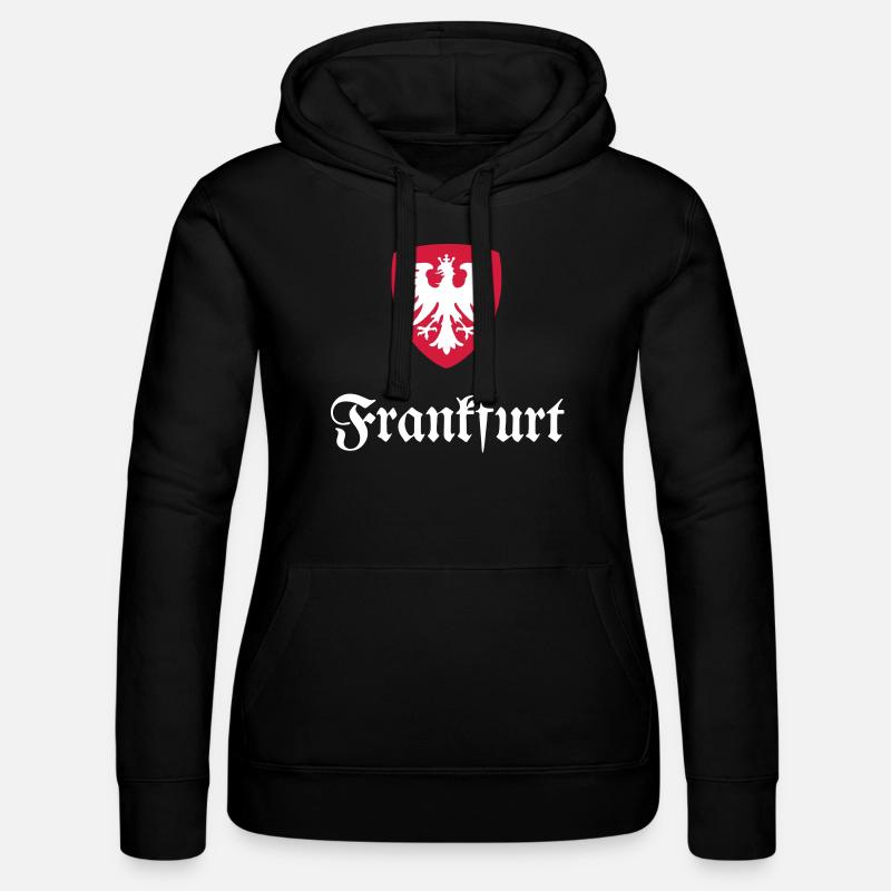Frankfurt - Sweat à capuche Russell Femme - noir