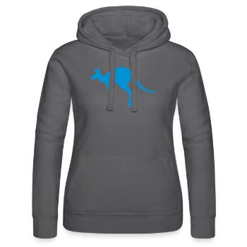 Kangaroo - Women’s Hooded Sweater by Russell - black - Front - Marisol (170cm)