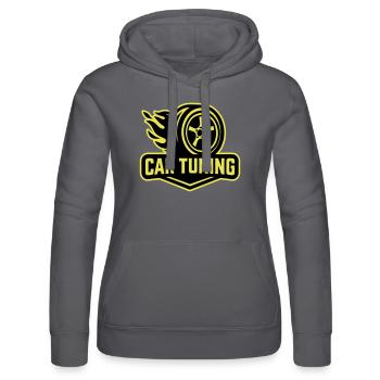 Auto Tuning Autoreifen - Frauen Kapuzen Sweater von Russell - Schwarz - Vorne - Marisol (170cm)