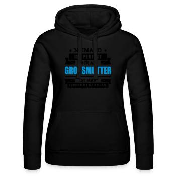 Funshirt Großmutter - Frauen Kapuzen Sweater von Russell - Schwarz - Vorne - Marisol (170cm)